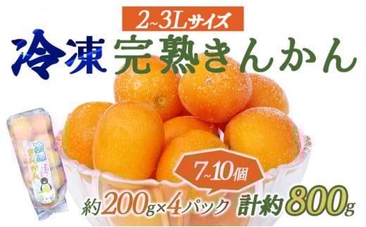 KU447 ＜先行予約＞冷凍完熟きんかん 800g【玉様ファーム】