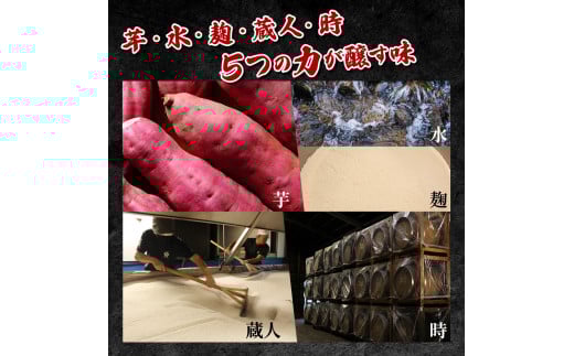 KU408 串間市の蔵元がお届けする本格芋焼酎2種類が楽しめる5本セット(ひむか寿　赤芋仕込み900ml(20度)×2本　ひむか黄金(芋)900ml(20度)×3本)【寿海酒造】