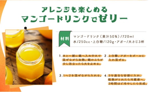 【定期便・全3回】まるでマンゴーをたべているような！マンゴードリンク(720ml×2本)×3回_K021-T011