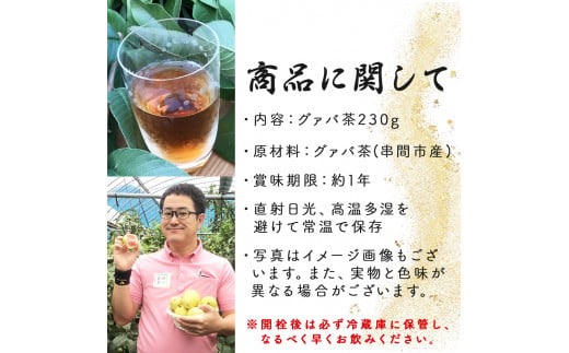 宮崎県串間市産 グァバ茶 (230ｇ×1袋) 自社農園産100%_K021-015