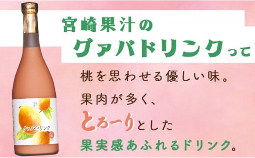 【定期便・全3回】まるで果実を食べているような！グァバドリンク２本セット(各720ml)×3回_K021-T007