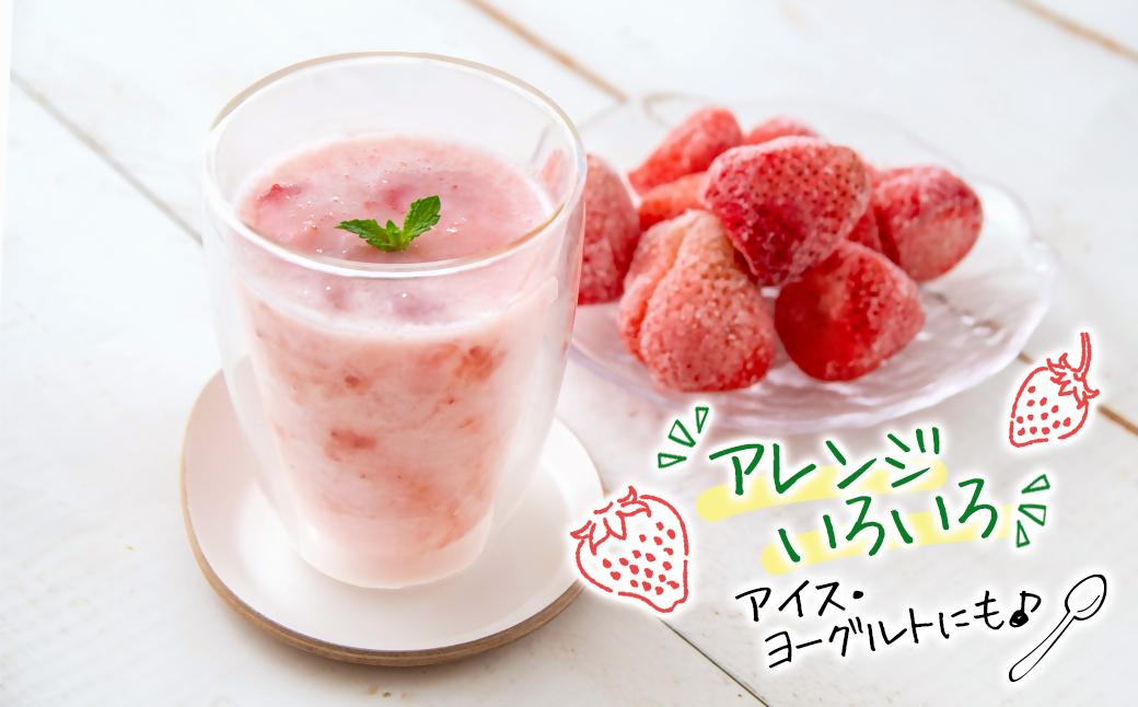 苺大野屋　完熟瞬間冷凍苺　自然栽培苺やよいひめ　1ｋｇ（500ｇ×2）＜28-7a＞