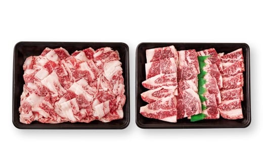 宮崎牛  訳あり切り落とし食べ比べ 計1kg 500g ×2 ブランド牛 A４～A5等級 内閣総理大臣賞4連覇＜1.8-19＞ 最高級黒毛和牛 牛肉 鉄板焼肉 焼肉 炒め物