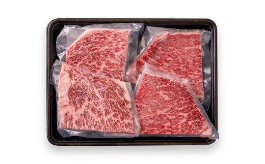 宮崎牛 モモステーキ4枚 合計400g  A４～A5等級 内閣総理大臣賞4連覇＜58-43a＞