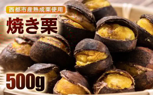 【先行予約】秋の味覚！ 熟成焼き栗 2パック 合計500g＜49-12a＞