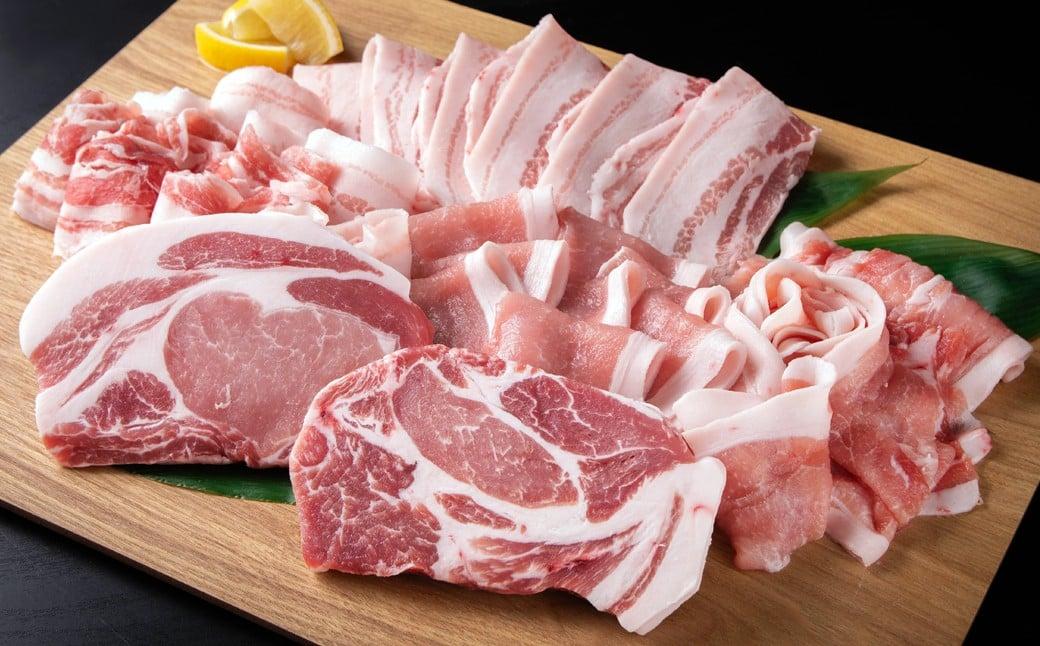 宮崎県産豚肉3種 詰め合わせセット約1kg 小分け しゃぶしゃぶ用・スライス・とんかつ＜1-274＞★