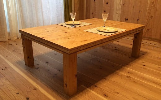 【天然無垢材】桧コタツ 1200×700×350　Interior G-S-S＜30-20a＞