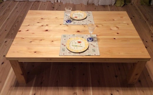 【天然無垢材】桧コタツ 1200×700×350　Interior G-S-S＜30-20a＞