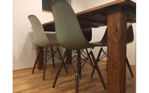 Interior G-S-S【天然無垢材】長方形ダイニングテーブル 天板1600×800＜16-13＞★