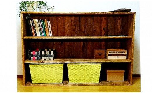 【天然無垢材】カウンター＆キッチンシェルフ　Interior G-S-S＜14-11＞★