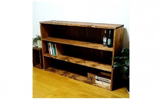 【天然無垢材】カウンター＆キッチンシェルフ　Interior G-S-S＜14-11＞★