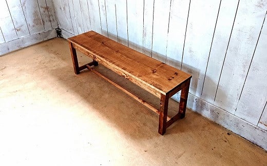 【天然無垢材】ダイニングベンチ Interior G-S-S＜7.5-9＞