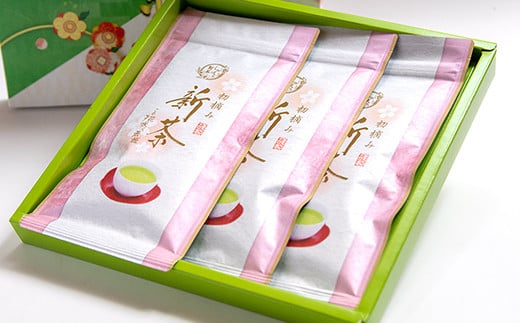 【先行予約】新茶 お茶農家直送 初摘み緑茶３本セット【しのはら製茶】＜39-1a＞