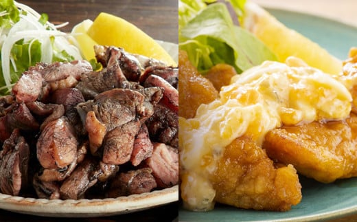 ブランド地鶏「妻地鶏」炭火焼・チキン南蛮セット30　真空パック＜1-144＞★