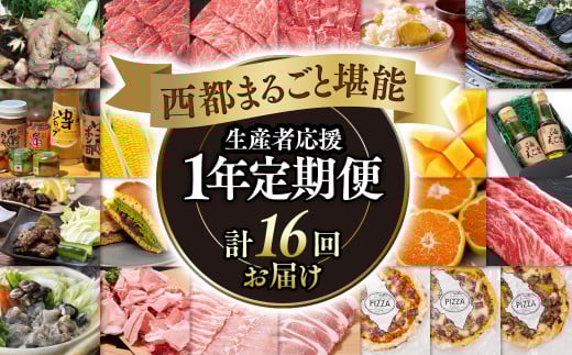 【季節の定期便】12ヶ月毎月届く 西都まるごと堪能セット16品お届け！【ゴールドコース】マンゴー 宮崎牛 うなぎ 牛肉 すき焼き 地鶏 鍋等＜25-3＞12月31日終了