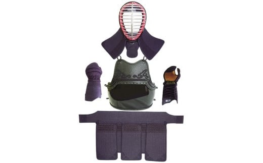 剣道防具セット　ジュニア　（少年剣士モデル）　防具袋付　日本剣道具製作所＜17-15a＞