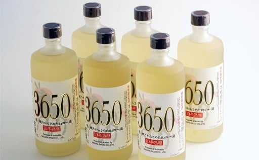 神楽酒造 10年間熟成された麦焼酎『3650』720ml×6本セット 深い眠りからさめた幻の一滴＜6-25＞