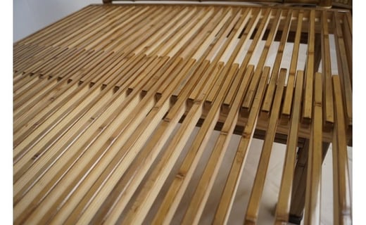 竹家具専門店【梅里竹芸】ベンチベッド＜19-8a＞