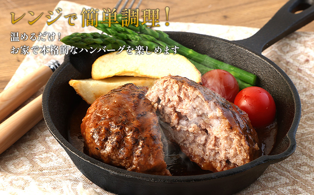 ハンバーグ セット 冷蔵(200g × 6パック 計 1,200g) ギフト レンジ 湯煎 温めるだけ 簡単調理 小分け 個包装 総菜 簡単 おかず レトルト 人気 お取り寄せ 九州 宮崎県 えびの市 送料無料