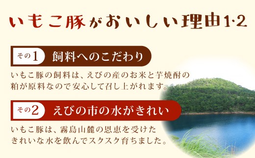 【3回定期便】豚肉 宮崎県産 いもこ豚 しゃぶしゃぶ セット 3kg × 3回 総合計 9kg しゃぶしゃぶ用 切り落とし 小分け 豚 豚バラ ロース 肩ロース スライス 小間切れ 鍋 鍋用 国産 九州産 宮崎 ブランド 冷凍 送料無料