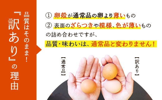 【3回定期便】卵【わけあり】霧島山麓育ち こだわり卵 康卵 Mサイズ 計 50個（45個 + 割れ保証 5個）たまご 玉子 タマゴ 卵焼き 玉子焼き たまご焼き 生卵 鶏卵 たまごかけごはん 国産 九州産 宮崎県産 送料無料