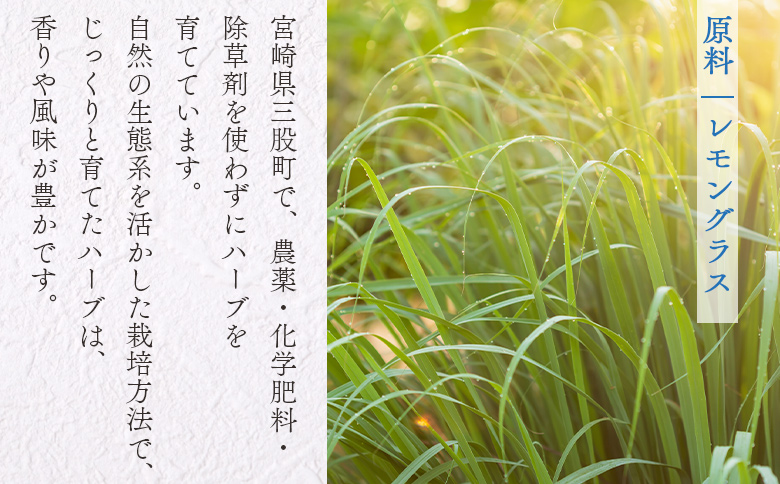 ＜ハーブティー （レモングラス 約15g）＞国産 ドライ 乾燥させたハーブ 爽やか ほっとひと息 ハーブティードリンク リラックスタイム 休憩 ノンカフェイン 癒し 宮崎県 三股町【MI677-bi】【美香園】