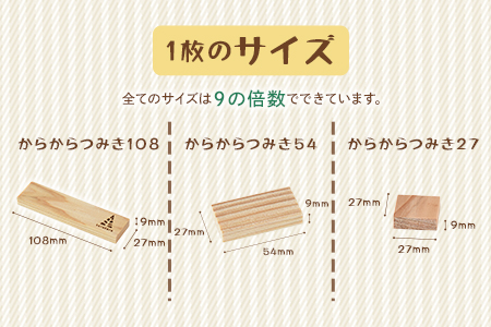 ＜さね箱2段 からからつみき3種 クリエイティブセット 合計300ピース＞ 木のおもちゃ 知育玩具 子供 おもちゃ 積み木 男の子 女の子 子ども プレゼント 4歳 5歳 安心 安全 国産 宮崎県産 杉 ベビー 誕生日 こどもの日 贈り物 贈答【MI404-bo】【boofoowoo】