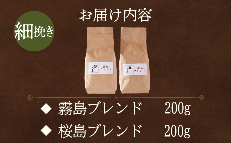 ＜【細挽き】ブレンドコーヒー 飲み比べ2種セット 2袋＞coffee 珈琲 朝 プレゼント 贈り物 2種 ホット 豆 細挽き 中挽き 粗挽き お好み ドリップ お茶の時間 休憩 カフェイン 袋 お家カフェ 炭 焙煎 香りがいい おしゃれ 飲み比べ【MI479-nc】【中村珈琲】