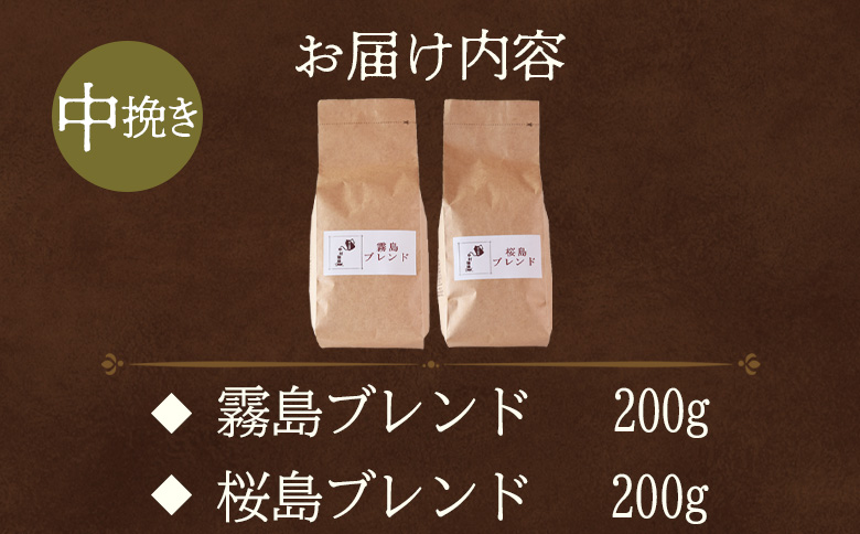 ＜【中挽き】ブレンドコーヒー 飲み比べ2種セット 2袋＞coffee 珈琲 朝 プレゼント 贈り物 2種 ホット 豆 細挽き 中挽き 粗挽き お好み ドリップ お茶の時間 休憩 カフェイン 袋 お家カフェ 炭 焙煎 香りがいい おしゃれ 飲み比べ【MI480-nc】【中村珈琲】