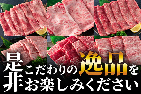 ＜【6ヶ月定期便】総重量3.1kgの宮崎牛味わい尽くし＞すき焼き、しゃぶしゃぶ、焼肉など【MI076-my】【ミヤチク】