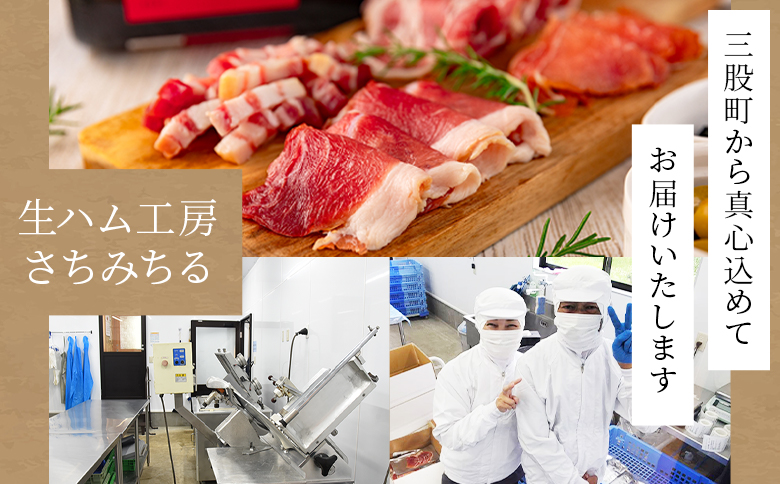 ＜極みロース生ハム入り5種食べ比べセット＞合計1.1kg 国産 生ハム 豚モモ 豚ロース 豚肩ロース 豚バラ スライス コッパスライス パンチェッタ サラダ スープ パスタ 贈り物 ギフト 贈答品 プレゼント セット 詰め合わせ 【MI736-pl】【株式会社プラス】