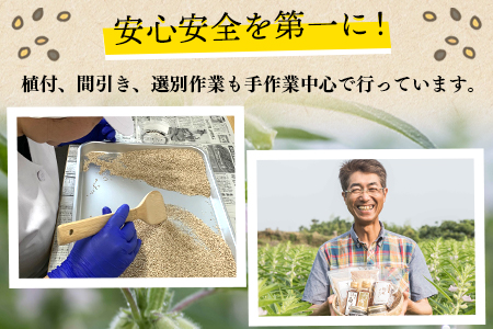  ＜白ごま（煎り・すり）2種セット＞ 三股町産 国産 ゴマ 胡麻 煎りごま すりごま 希少な国産ごま goma 調味料 セット 詰合せ 詰め合わせ 【MI747-sm】【しも農園】