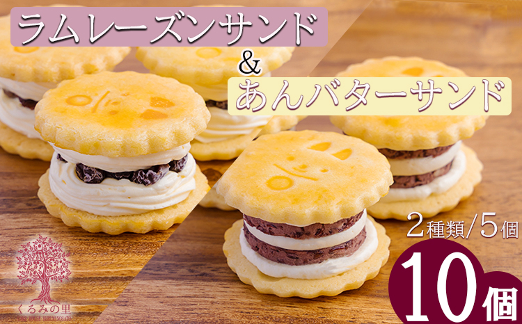 あんバターサンド&ラムレーズンサンド　 TF0638-P00010