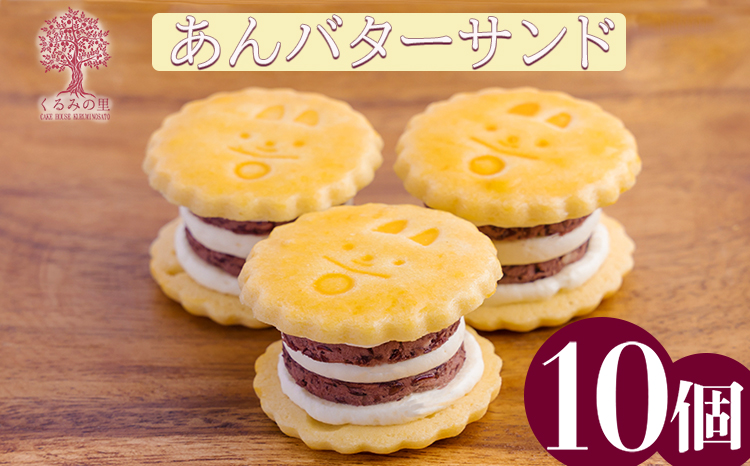 あんバターサンド 10個入り　 TF0637-P00010
