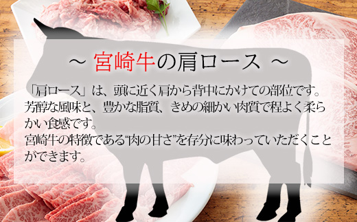 宮崎牛焼肉（肩ロース）約600g　 TF0573-P00012