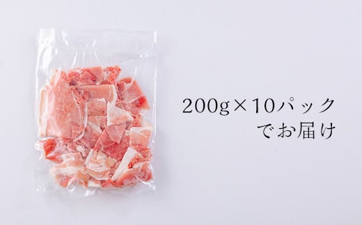 宮崎県産豚肉の切り落とし(2kg)　 TF0553-P00020