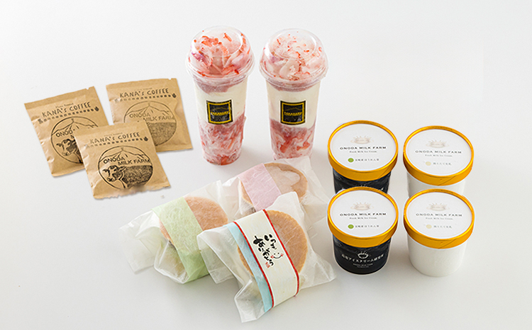 アイスクリームお楽しみDセット カップアイスやパフェ3種9個(ドリップコーヒー付き)　 TF0727-P00023