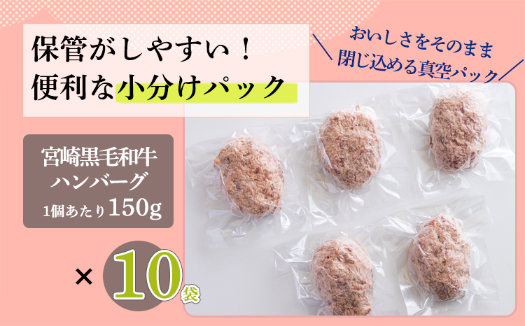 黒毛和牛100% ハンバーグステーキ (10個) 国産牛100% 国産 牛肉 日本産 お肉 お惣菜 一人暮らし 1人暮らし 独り暮らし 時短調理 時短料理 簡単調理 簡単料理 送料無料 14000円 1万円台　TF0740-P00064