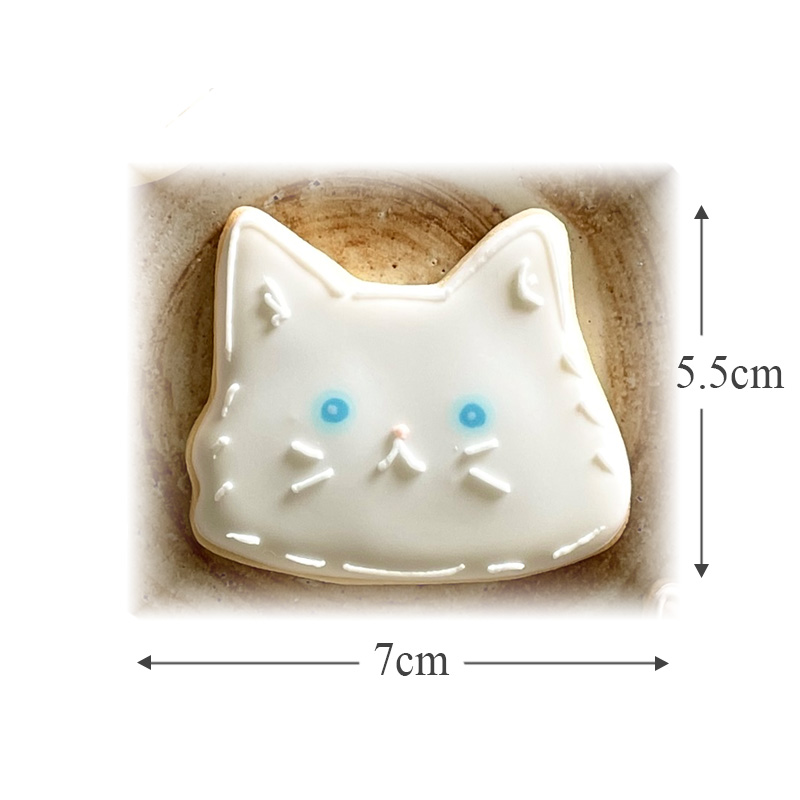 プチギフトに最適「猫のアイシングクッキーBOX」18枚 アイシングクッキー・バタークッキーセット TF0715