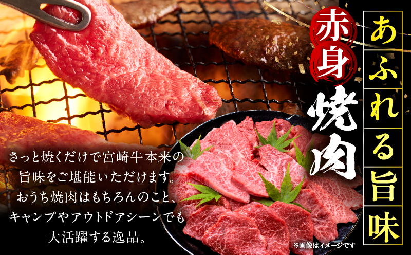 「畜産農家応援」 宮崎牛赤身(ウデorモモ) 焼肉 【500g】 2026年7月発送予定