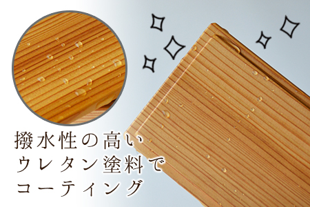 ＜【F】杉づくり弁当箱 一段(18cm×7.5cm)＞翌月末迄に順次出荷