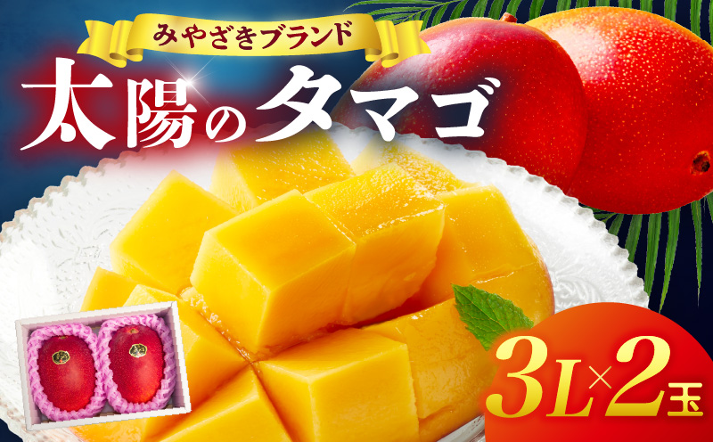 宮崎県産 太陽のタマゴ 3L×2玉