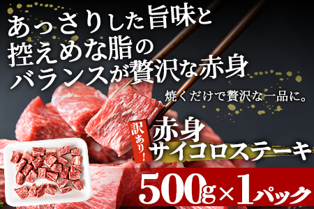 ＜宮崎牛肩ローススライス500g＆訳あり赤身サイコロステーキ500g 合計1kg＞翌々月末迄に順次出荷【 牛 肉 牛肉 国産 肩ロース ロース スライス ステーキ 赤身 宮崎牛 すきやき バーベキュー  焼き肉 セット 送料無料 】