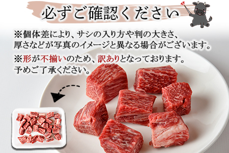 ＜宮崎牛肩ローススライス500g＆訳あり赤身サイコロステーキ500g 合計1kg＞翌々月末迄に順次出荷【 牛 肉 牛肉 国産 肩ロース ロース スライス ステーキ 赤身 宮崎牛 すきやき バーベキュー  焼き肉 セット 送料無料 】