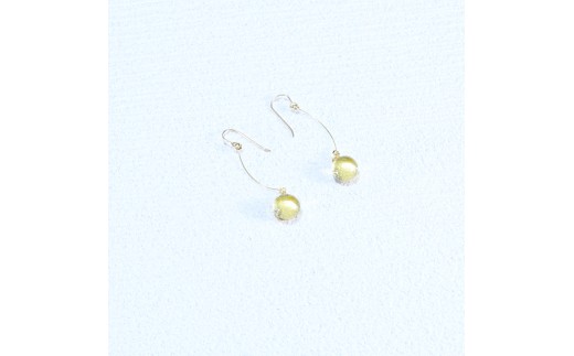 アクセサリー プチピアス（カラー：クリア）【グラスアート黒木】_A0114-011