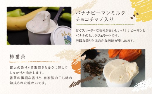 日時指定可能◎オーガニックタウン綾町から届く、季節のクラフトジェラート〈12個セット〉_A0093-003