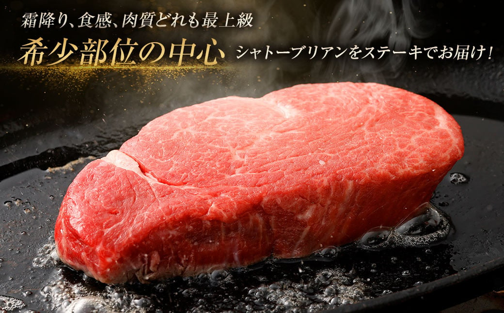 ＜≪肉質等級4等級以上≫宮崎牛シャトーブリアンステーキ（1000g）＞入金確認後、翌月末までに順次出荷 200g×5 1kg 宮崎牛 牛肉 肉 お肉 黒毛和牛 ブランド肉 ヒレ シャトーブリアン ステーキ 希少部位 最高級 柔らかい サシ 冷凍 国産