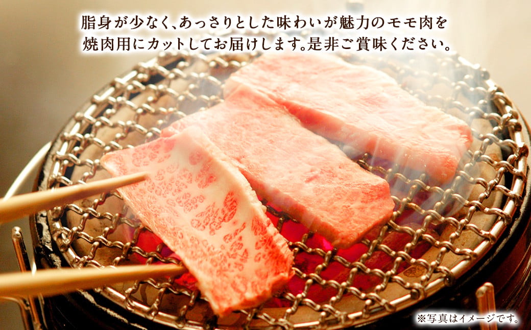 【4ヶ月定期便】＜宮崎牛モモ焼肉 500g（1パック：500g×4回）＞ お申込みの翌月下旬頃に第一回目発送（12月は中旬頃） 牛肉 お肉 肉 和牛 新生活応援 卒業祝い 就職祝い 入学 卒業 お花見 引越し