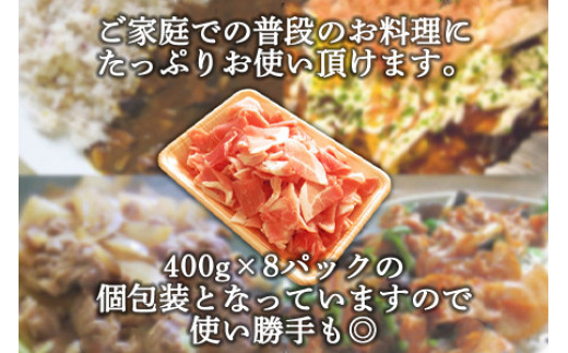 ＜【11月発送】宮崎県産ブランド豚こま肉 3.2kg＋タレセット＞