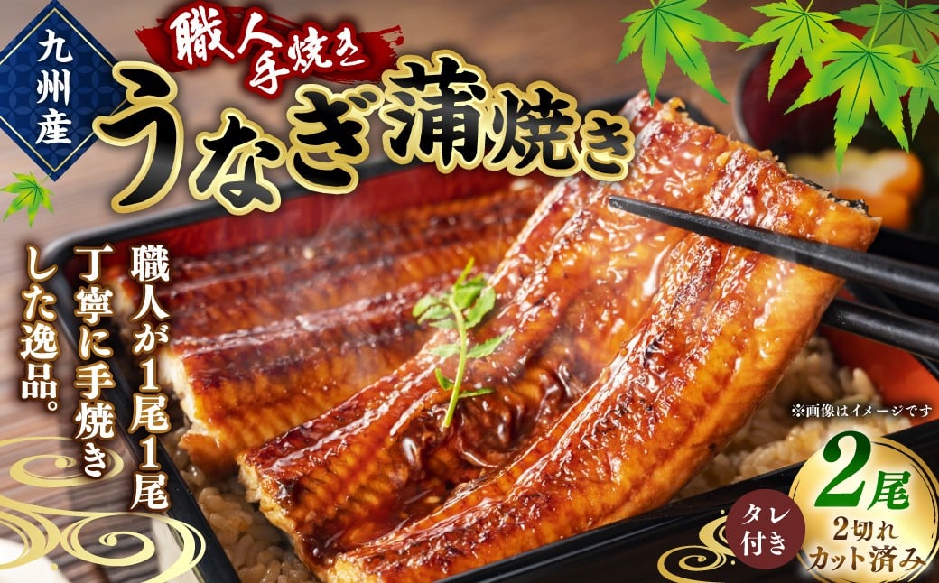＜職人手焼き九州産うなぎ 蒲焼き2尾（4切れ）計260g前後＞翌月末迄に順次出荷